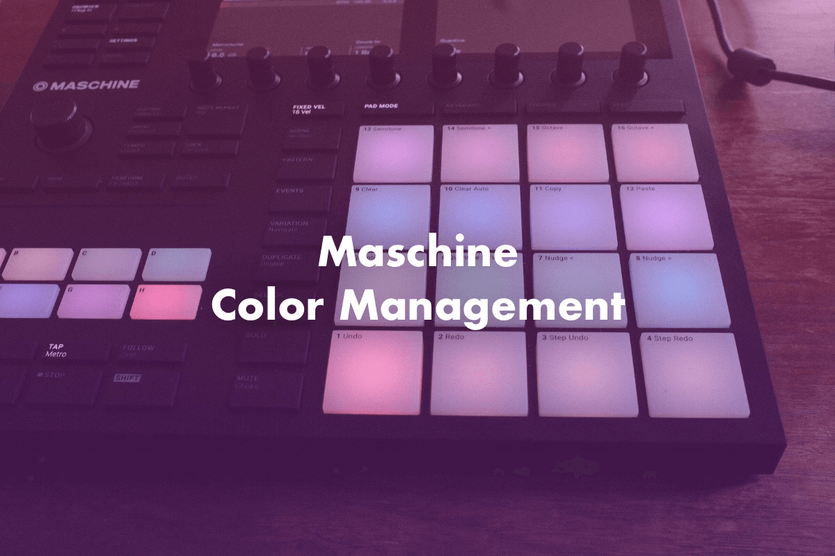 Maschineのパッドの色をデフォルトから変える・グループカラーをオート設定する方法