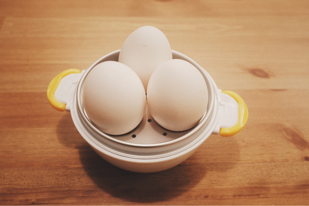 卵セットします