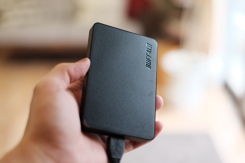 新品未開封⭐️BUFFALO バッファロー ポータブルHDD 1TB 黒 外付け