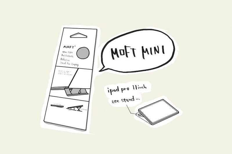 【iPad Pro11インチ】MOFT MINIでiPad Proでデジタルイラスト描くのが楽になった