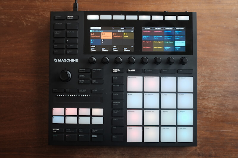 Maschine MK3でサウンド・グループを管理する