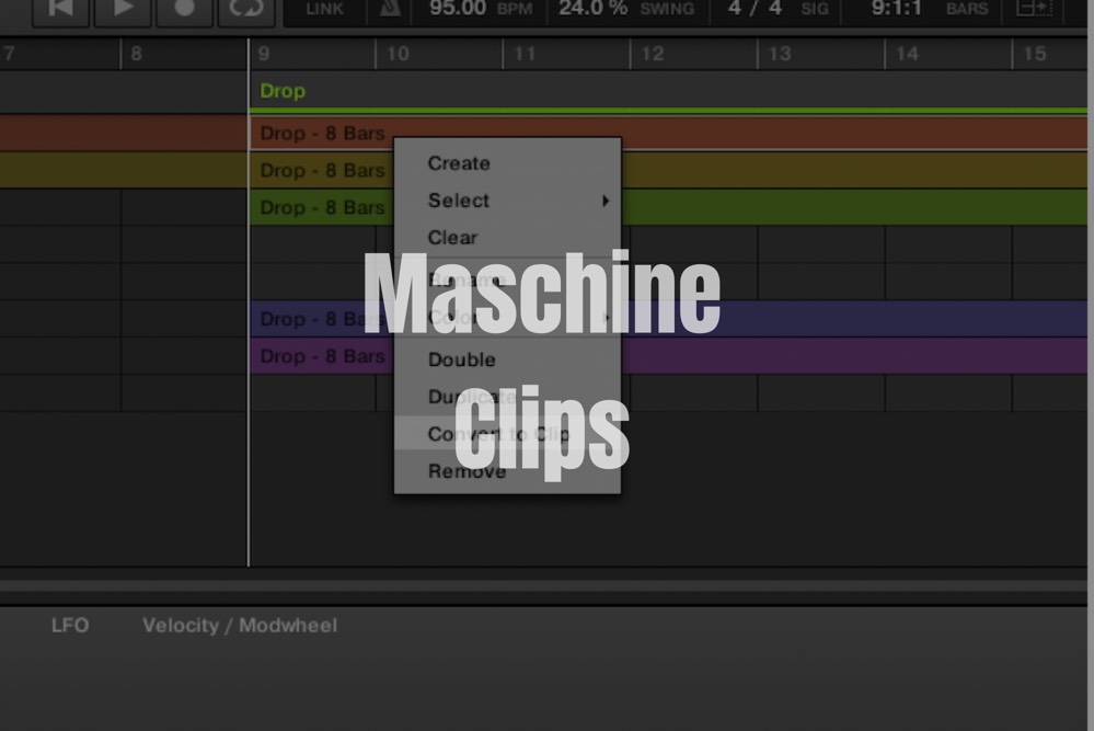 【Maschine】楽曲にアレンジ・展開を加える「Clips」機能の解説