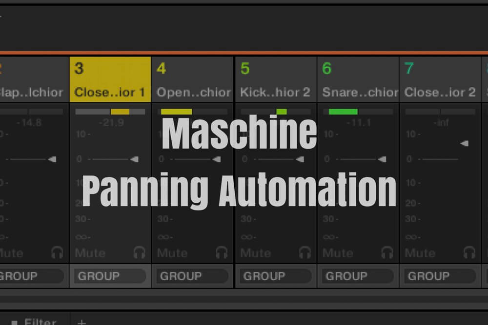 Maschineでパンニング（音の左右の振り）のオートメーションを記録・録音する方法